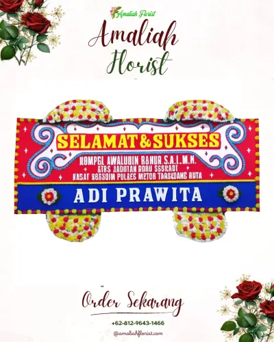 Karangan Bunga Ucapan Selamat di Matabubu